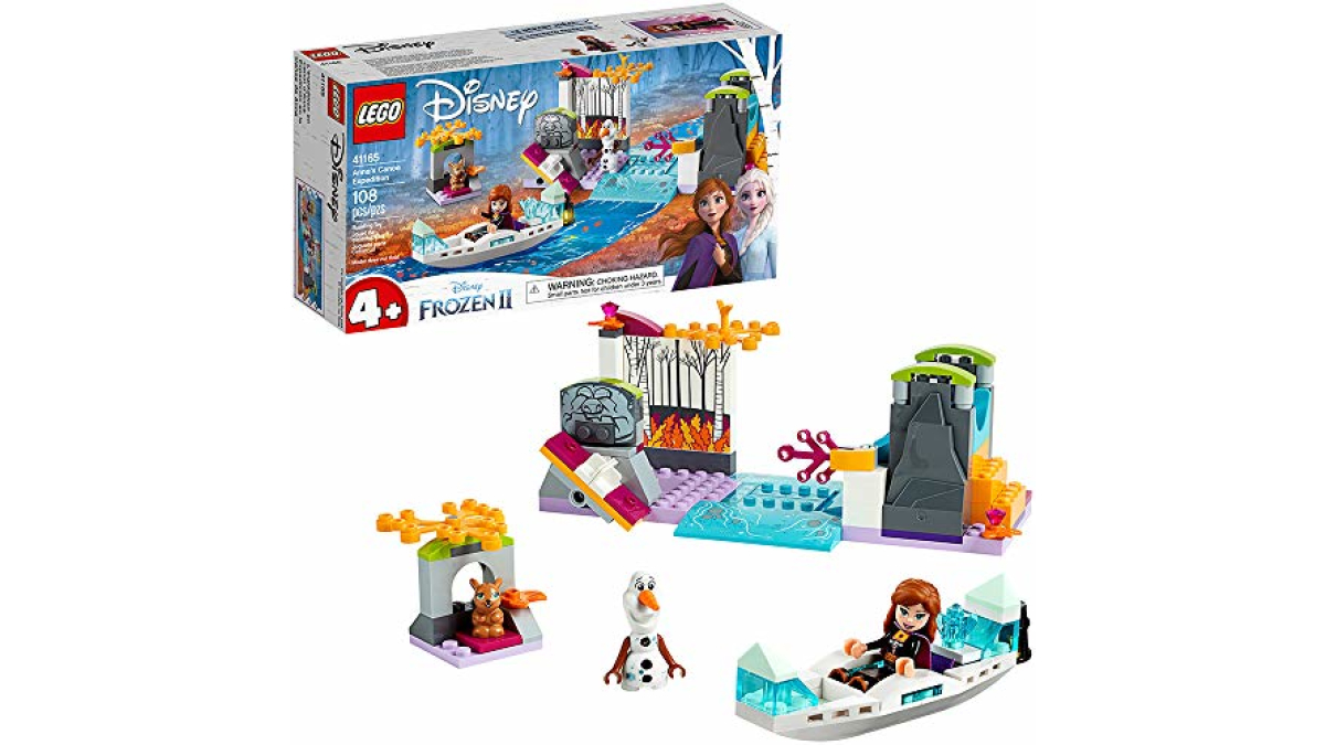 frozen lego anna's canoe