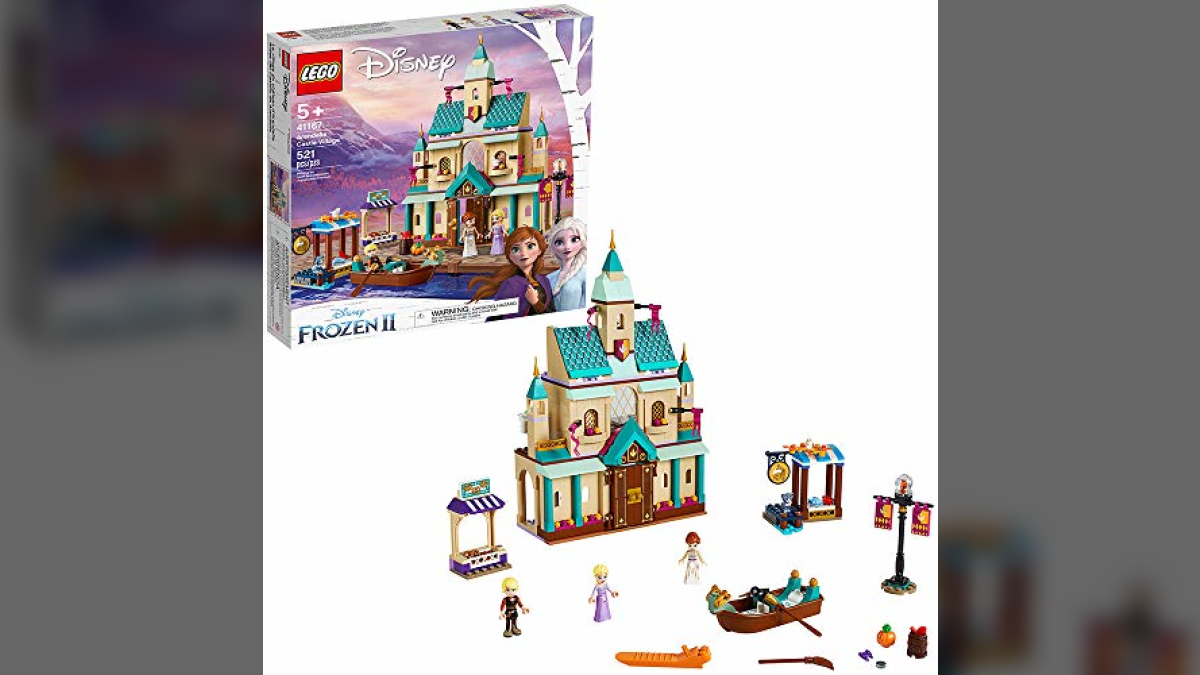 lego frozen ii arendelle castle village set