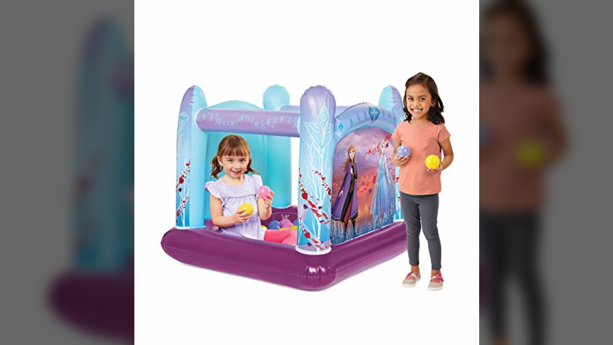 frozen inflatable ball pit